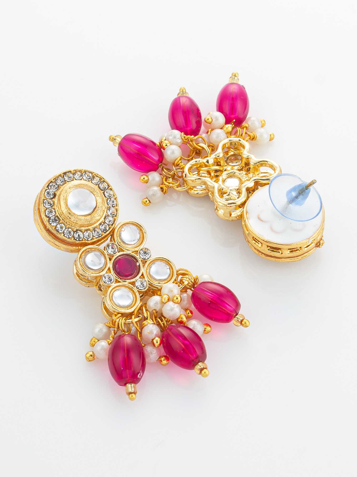 YNF Wholesale Brass Kundan Necklace Set KESH105 NK4865 | Surat Manufacturer