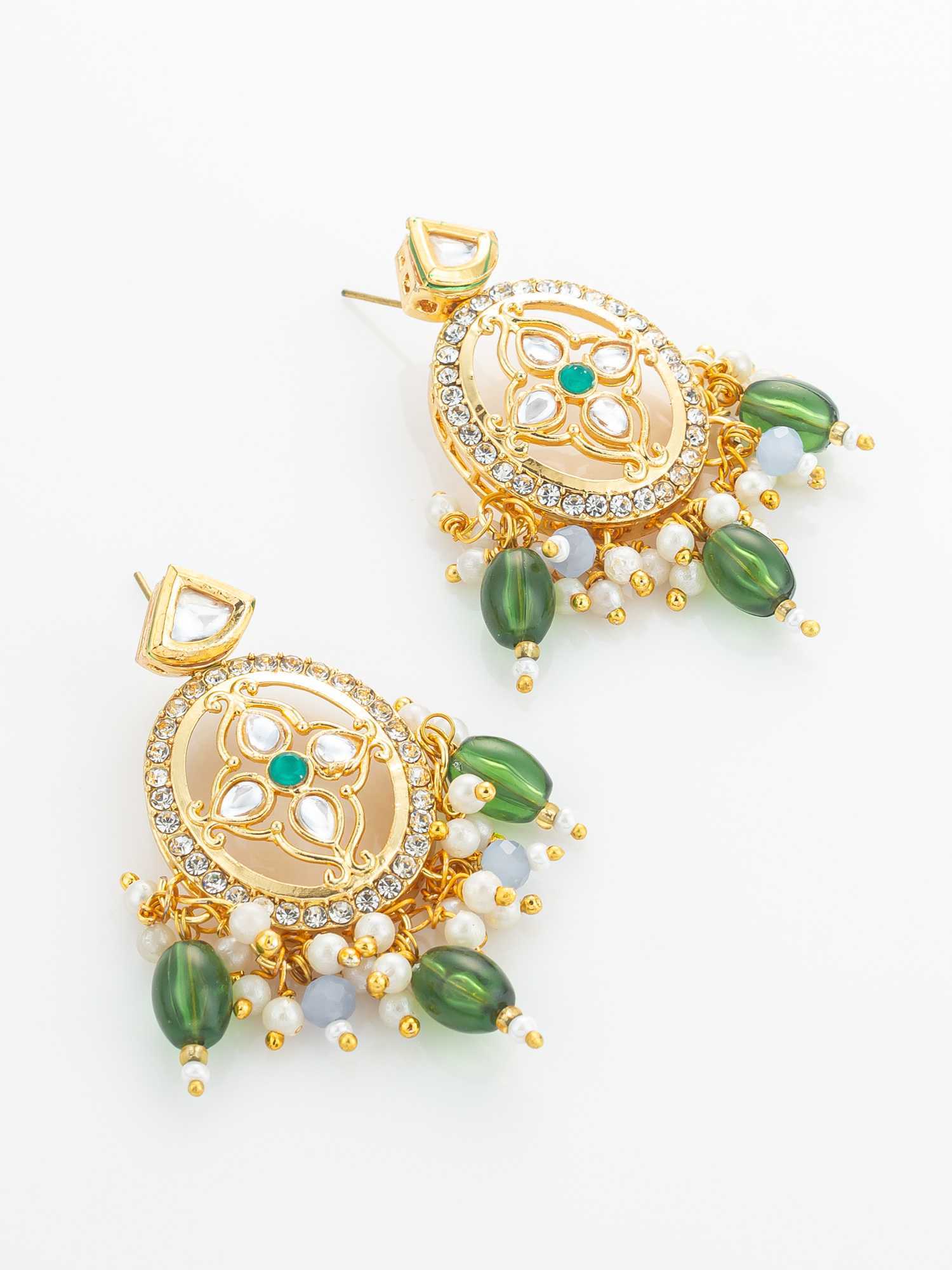 YNF Wholesale Brass Kundan Necklace Set KESH105 NK4872 | Surat Manufacturer