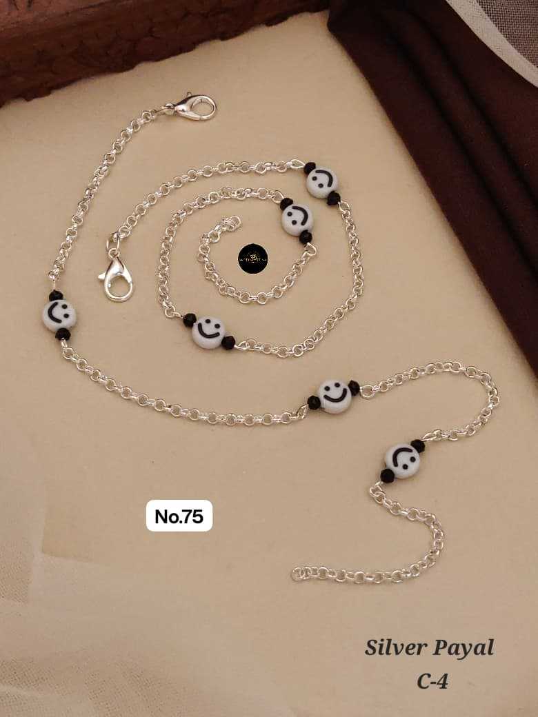 YNF Wholesale Brass Silver Payal KESH127 035 | Surat Manufacturer