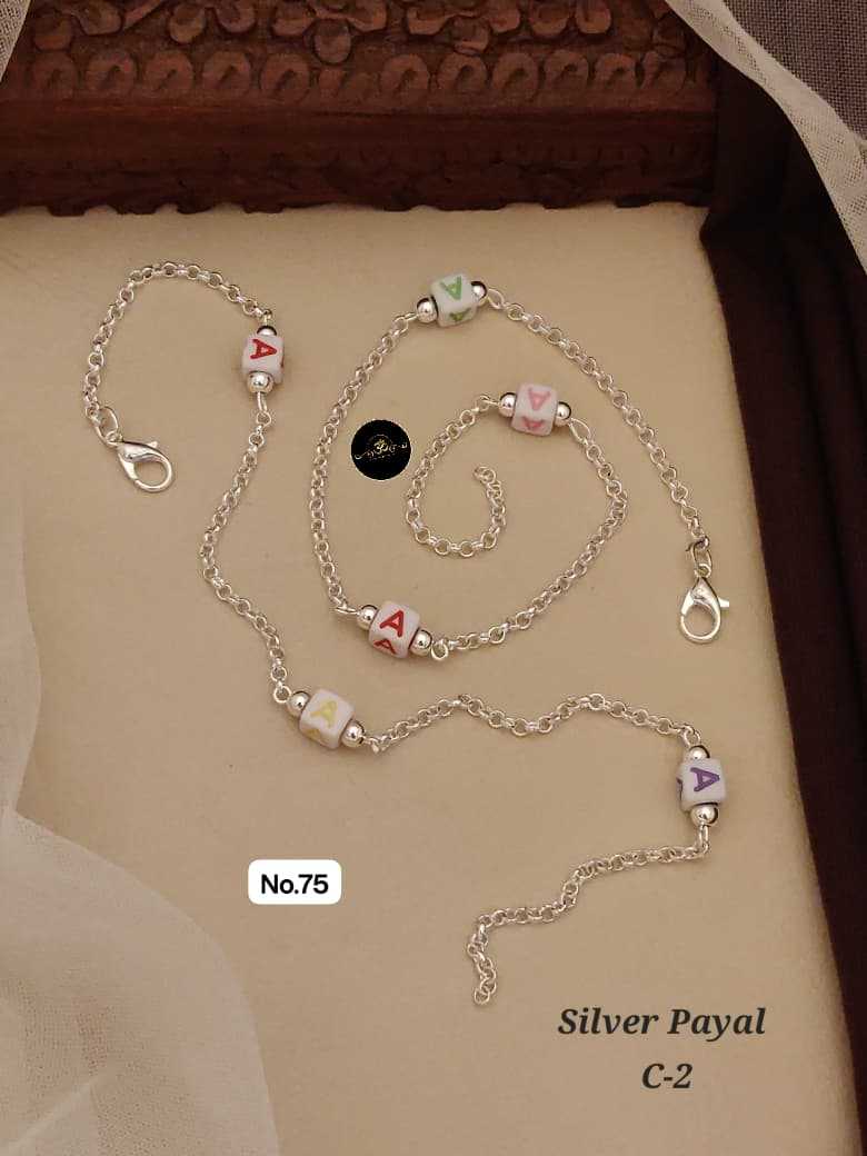 YNF Wholesale Brass Silver Payal KESH127 035 | Surat Manufacturer