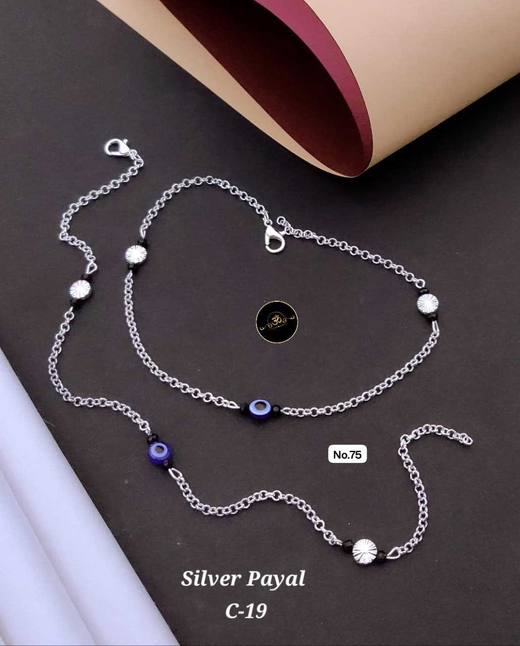 YNF Wholesale Brass Silver Payal KESH127 035 | Surat Manufacturer