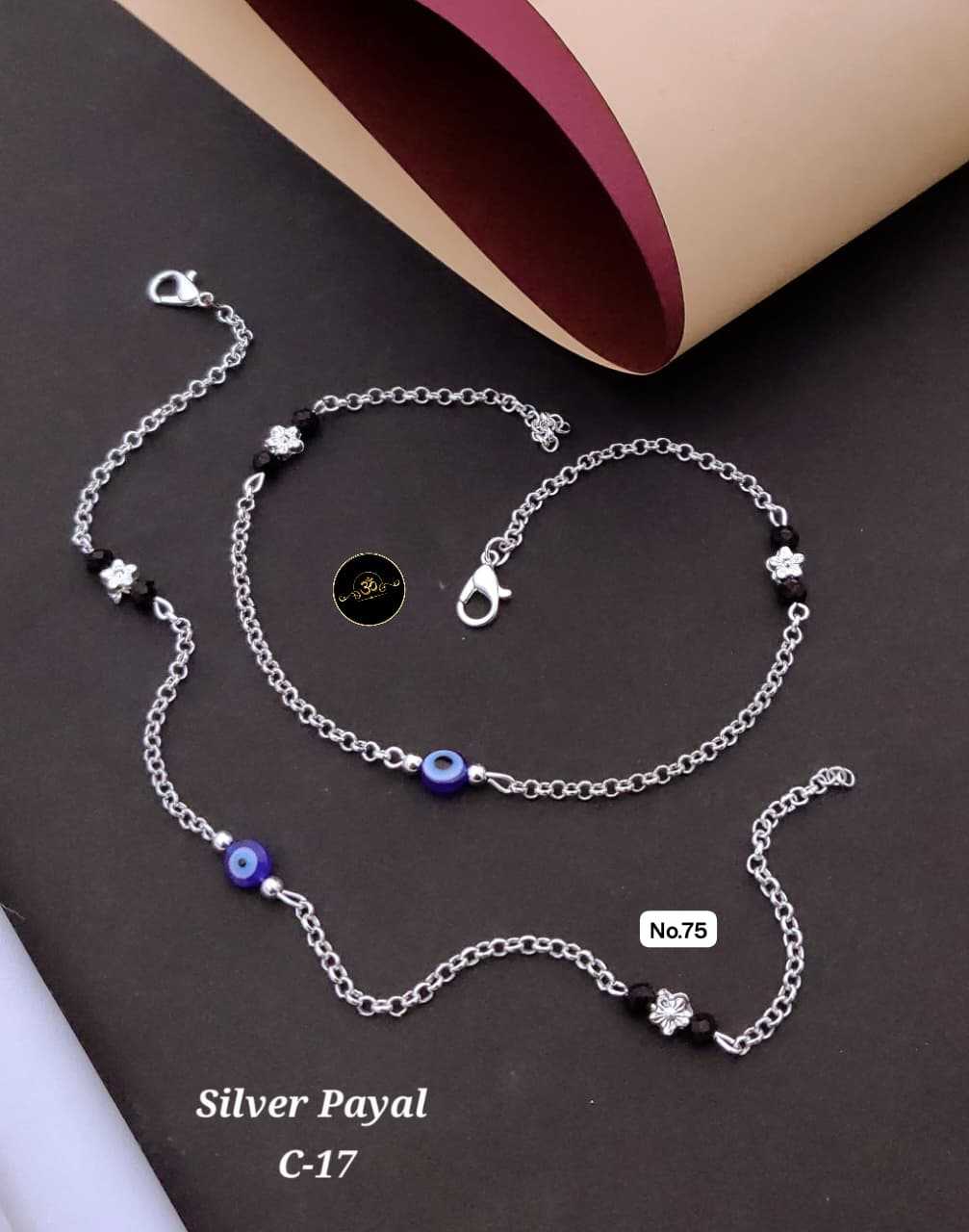 YNF Wholesale Brass Silver Payal KESH127 035 | Surat Manufacturer