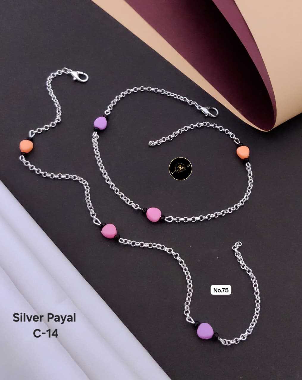 YNF Wholesale Brass Silver Payal KESH127 035 | Surat Manufacturer