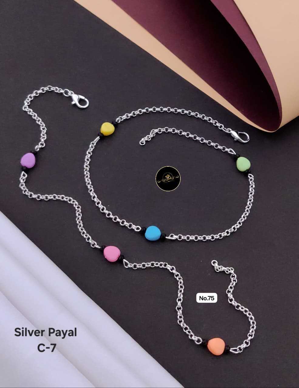YNF Wholesale Brass Silver Payal KESH127 035 | Surat Manufacturer