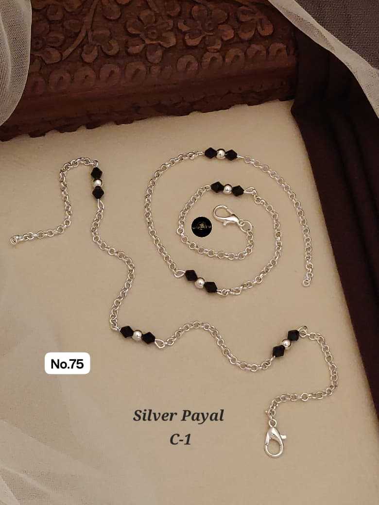 YNF Wholesale Brass Silver Payal KESH127 035 | Surat Manufacturer