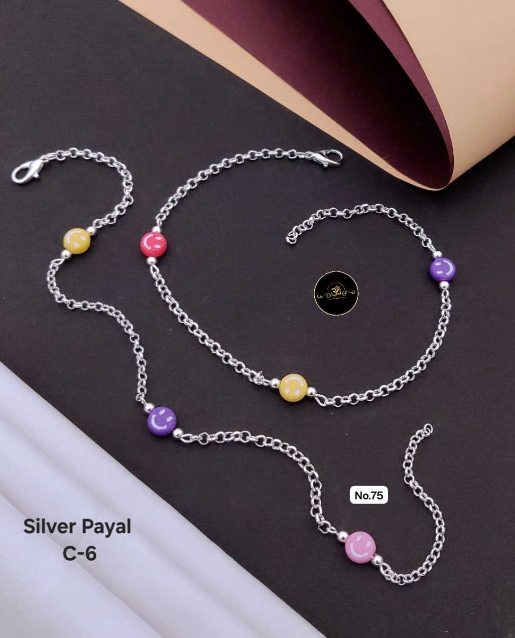 YNF Wholesale Brass Silver Payal KESH127 035 | Surat Manufacturer