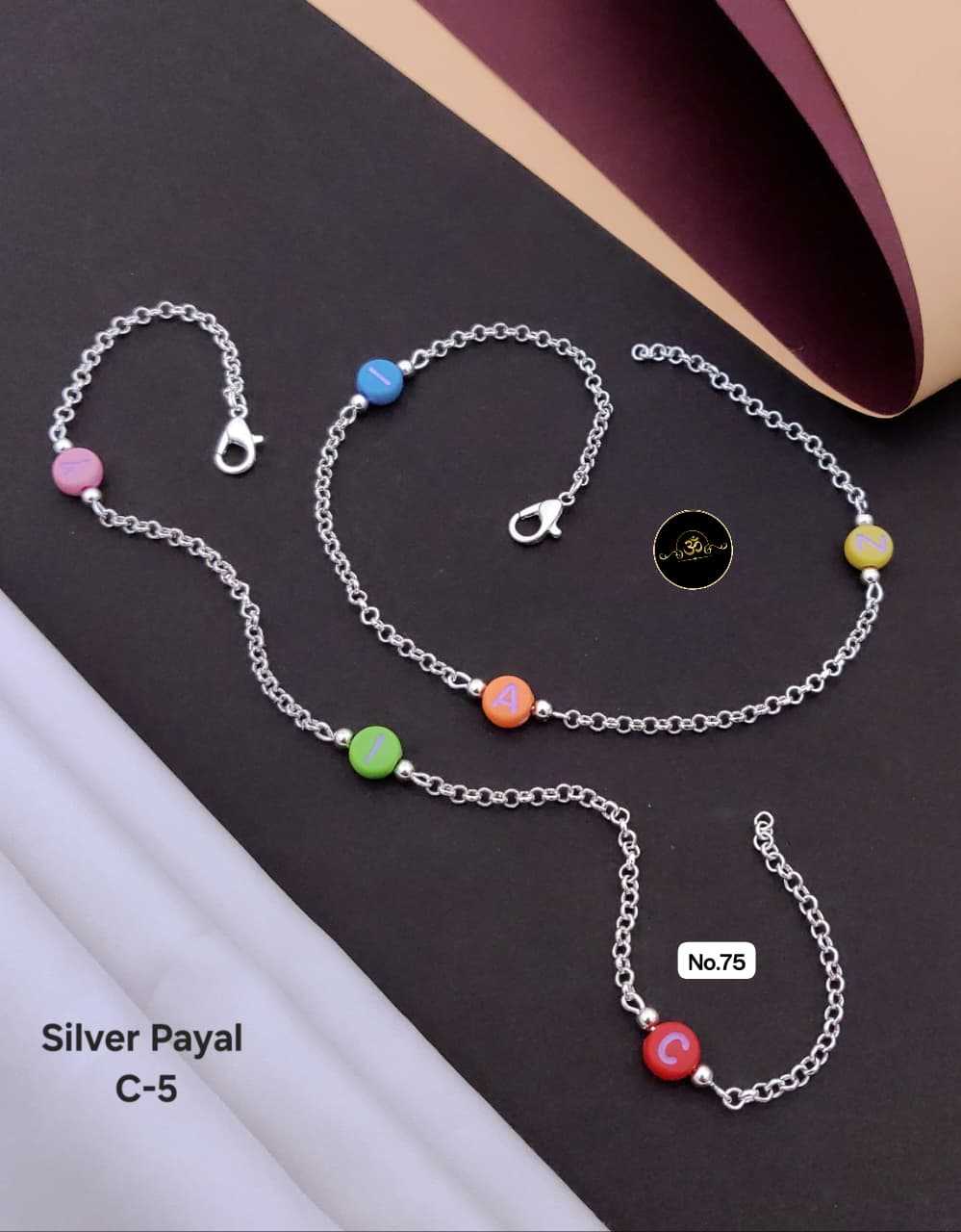 YNF Wholesale Brass Silver Payal KESH127 035 | Surat Manufacturer