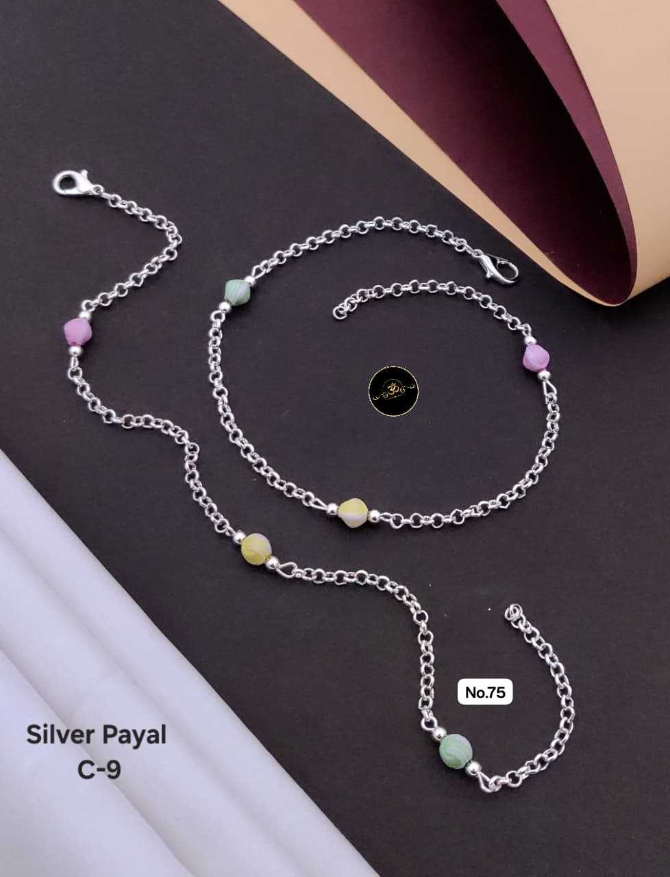 YNF Wholesale Brass Silver Payal KESH127 035 | Surat Manufacturer