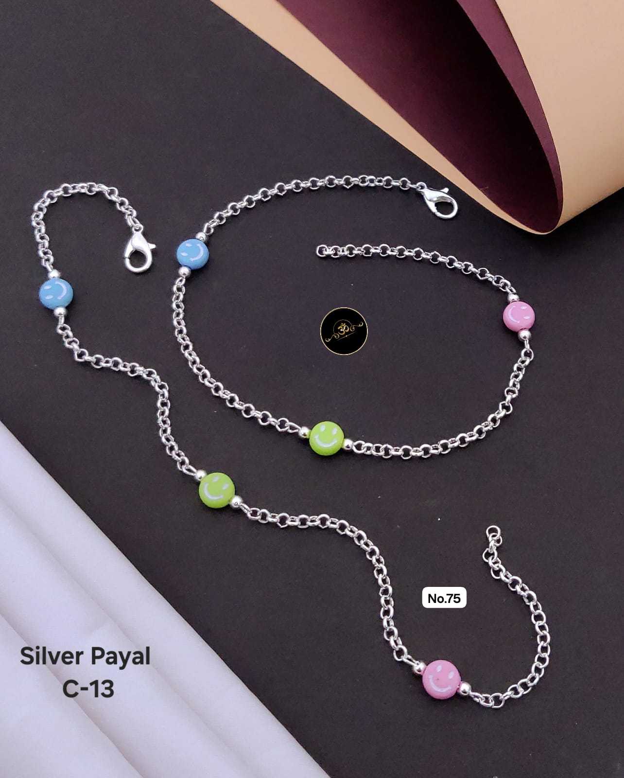 YNF Wholesale Brass Silver Payal KESH127 035 | Surat Manufacturer