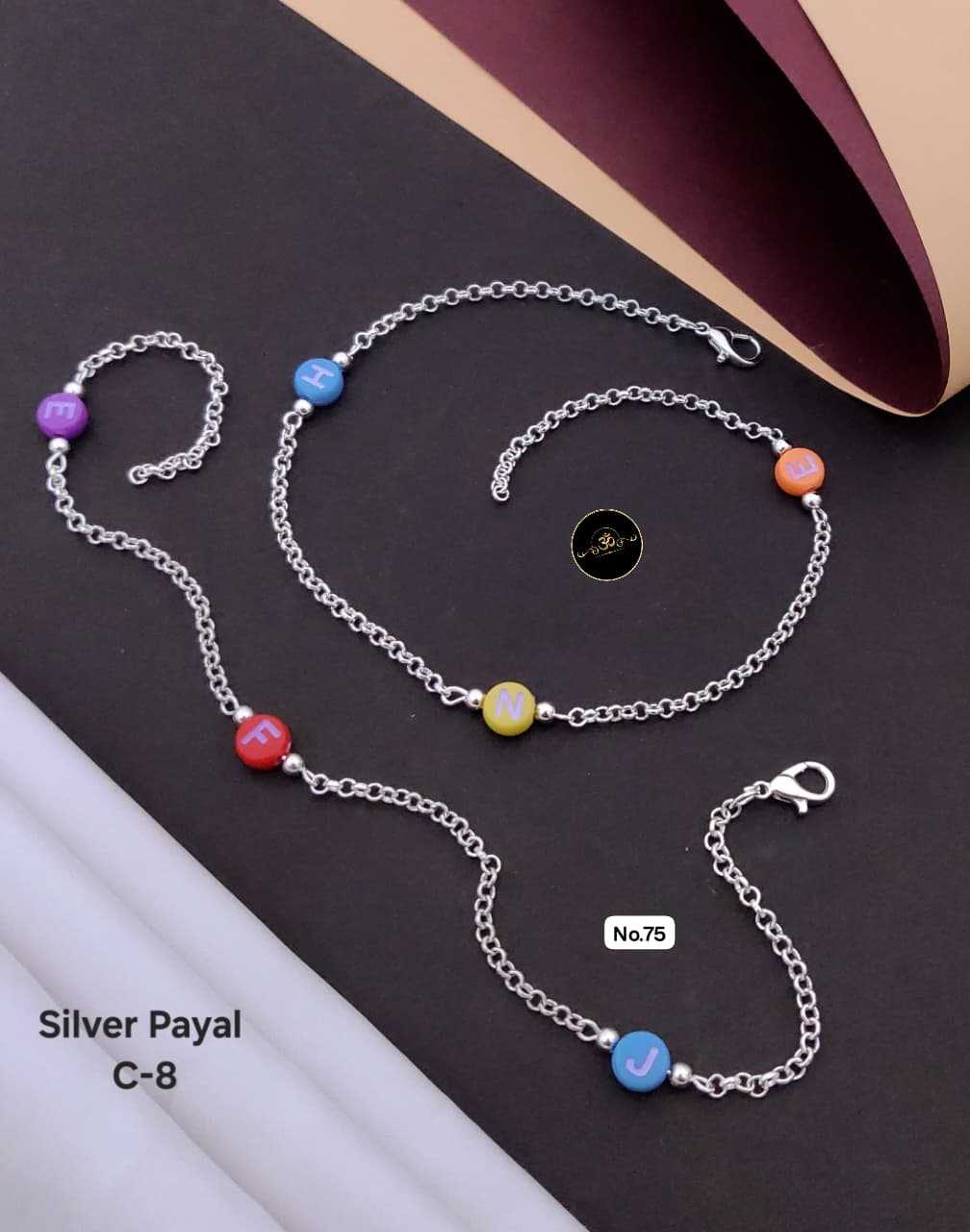 YNF Wholesale Brass Silver Payal KESH127 035 | Surat Manufacturer