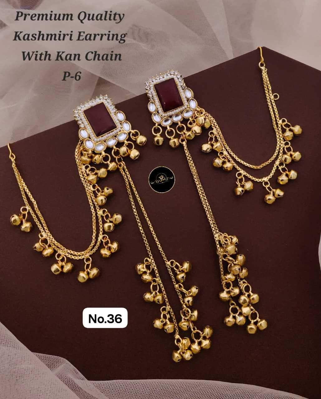 YNF Wholesale Brass Long Earrings KESH127 036 | Surat Manufacturer
