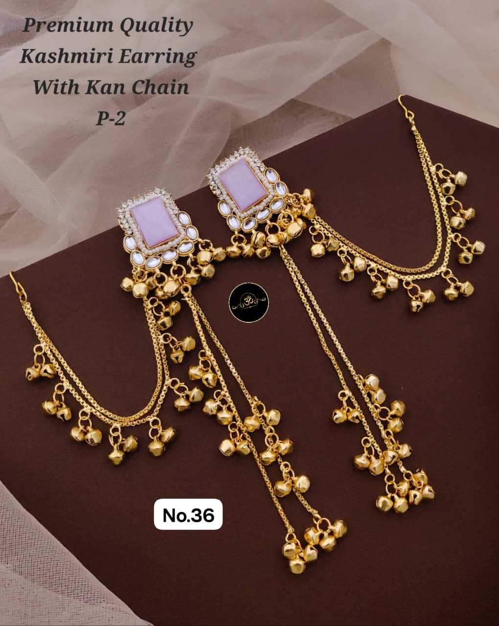 YNF Wholesale Brass Long Earrings KESH127 036 | Surat Manufacturer