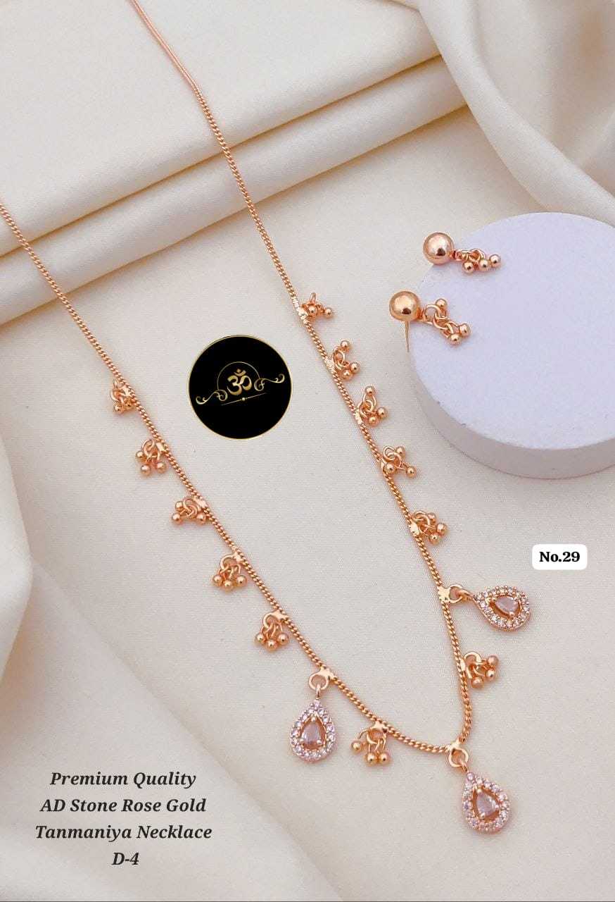 YNF Wholesale Brass Designer Crystal Necklaces KESH127 039 | Surat Manufacturer