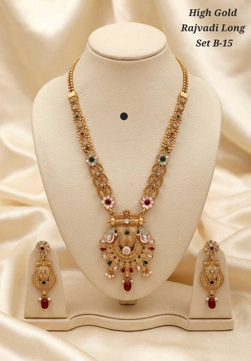 YNF Wholesale Brass Necklaces Set KESH193 244 | Surat Manufacturer