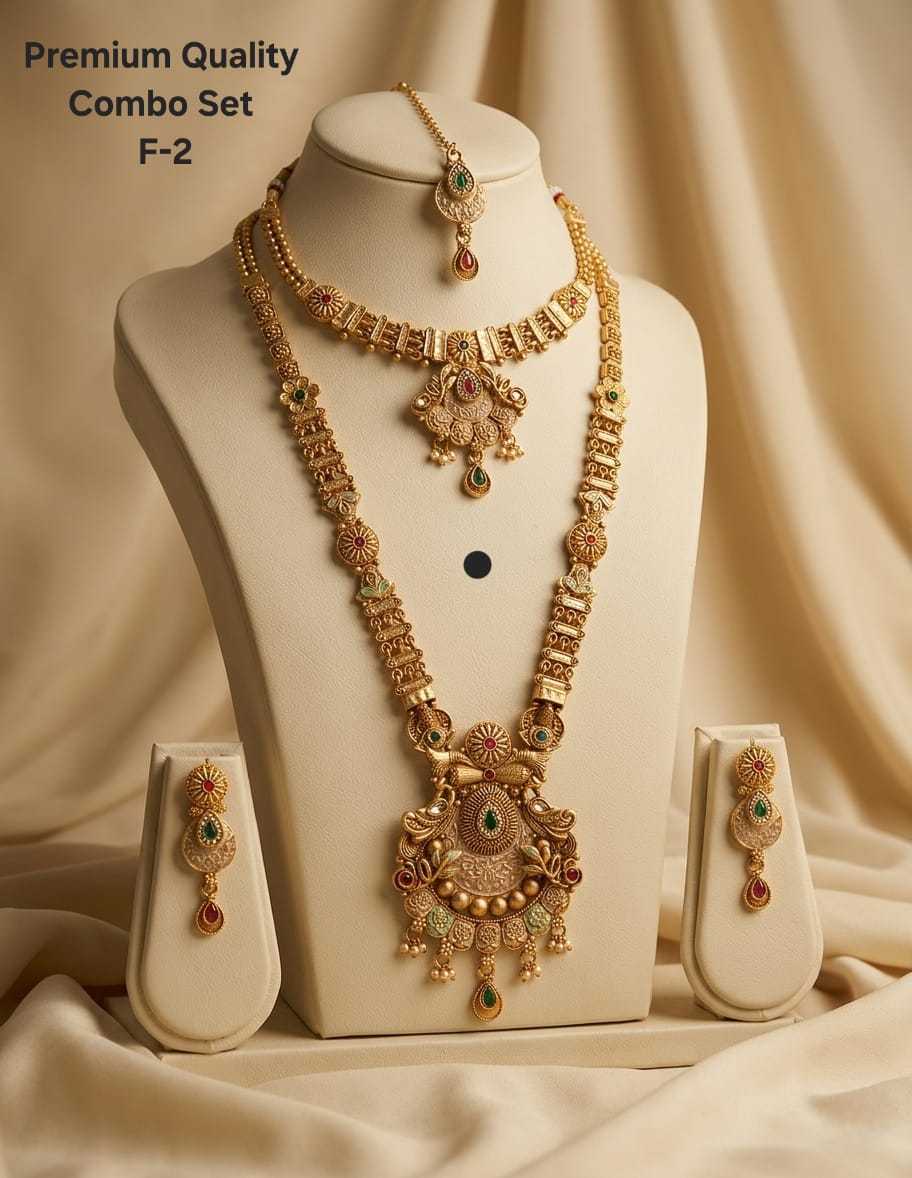 YNF Wholesale Brass Necklaces Set KESH193 248 | Surat Manufacturer