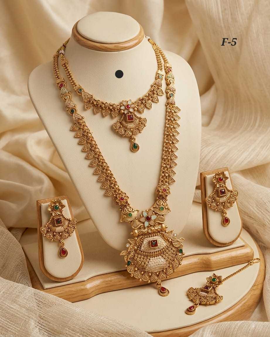 YNF Wholesale Brass Necklaces Set KESH193 248 | Surat Manufacturer