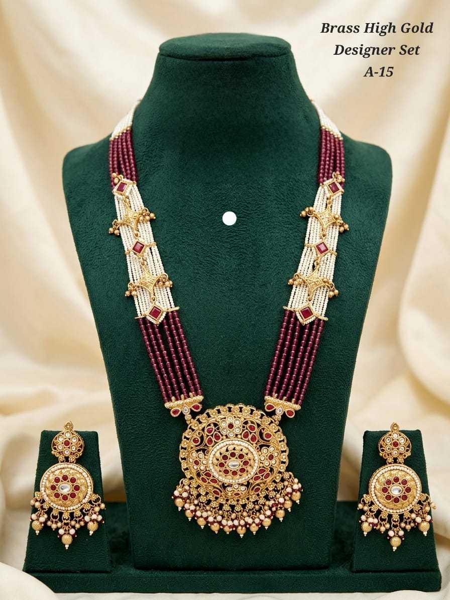 YNF Wholesale Brass Fancy Mala Necklaces KESH193 249 | Surat Manufacturer