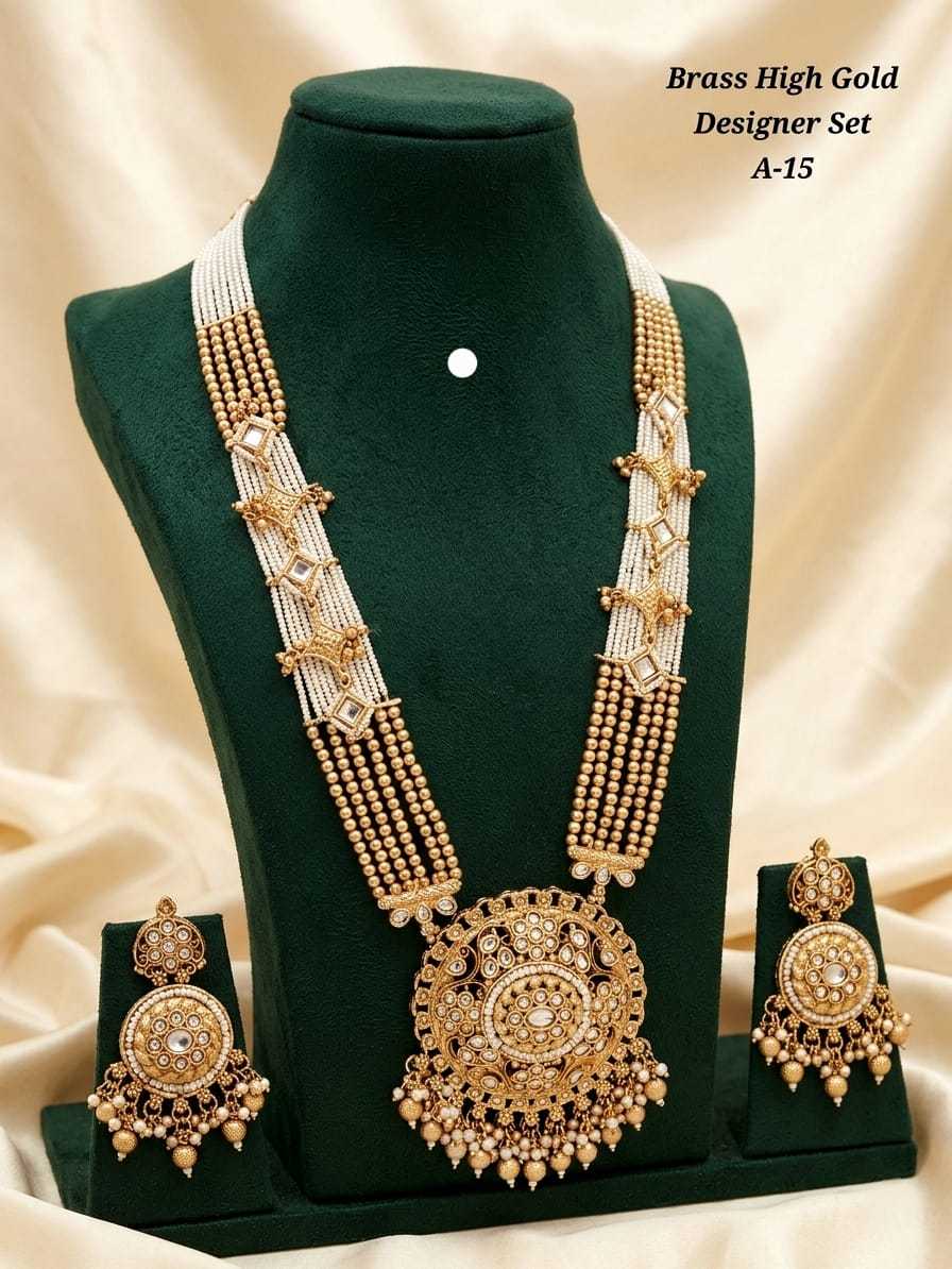 YNF Wholesale Brass Fancy Mala Necklaces KESH193 249 | Surat Manufacturer