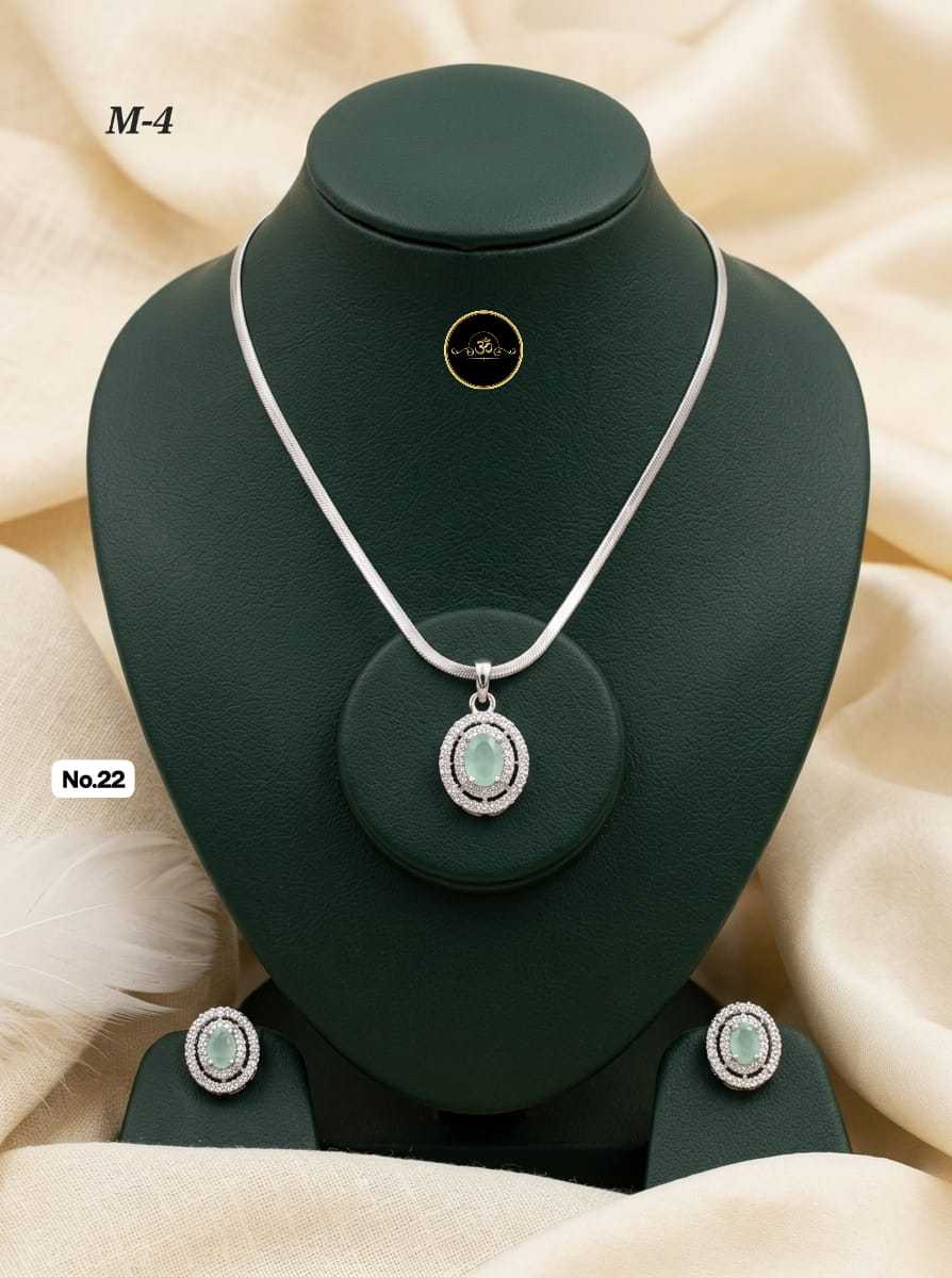 YNF Wholesale Brass AD Diamond Necklace KESH127 009 | Surat Manufacturer