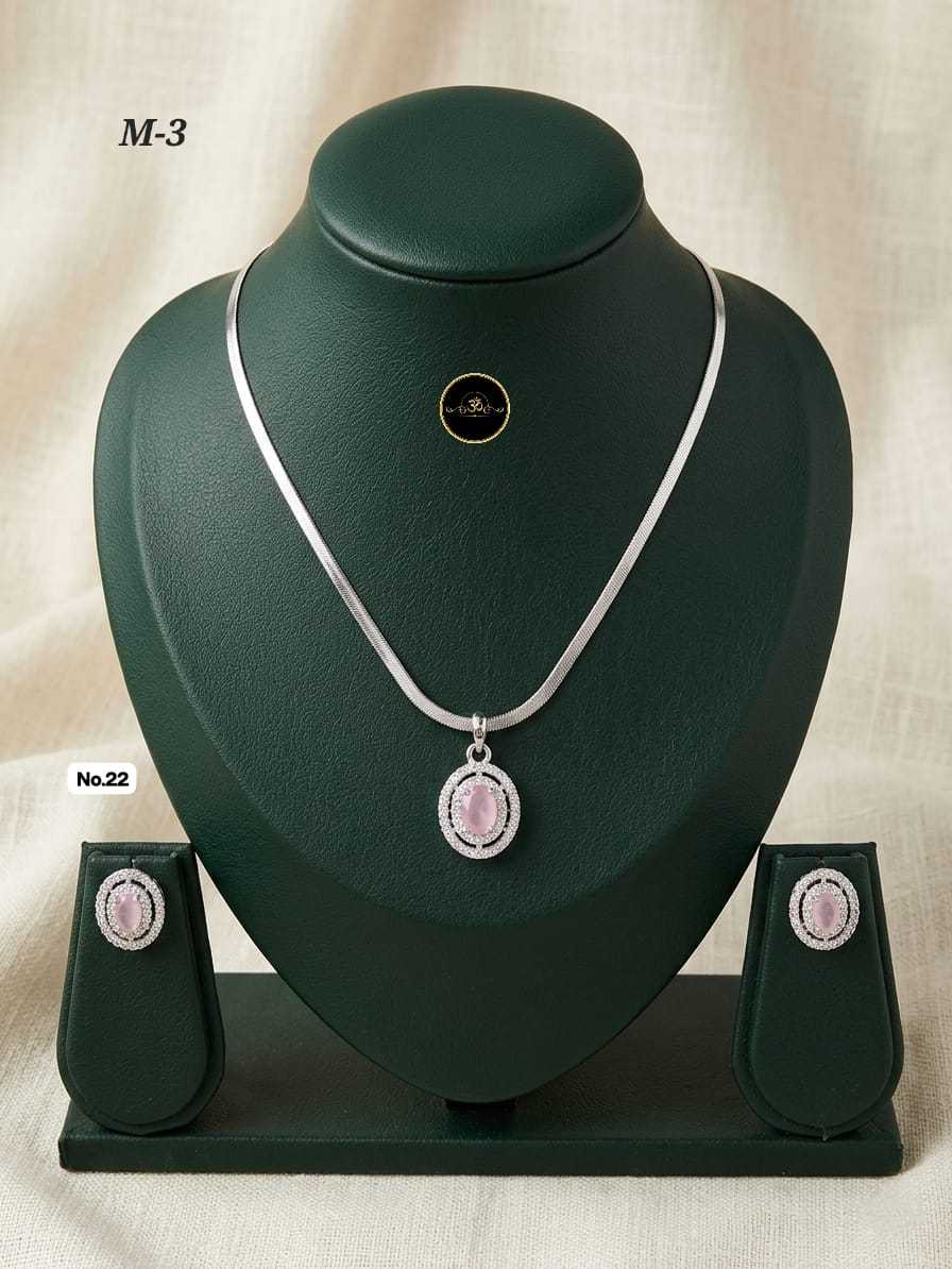 YNF Wholesale Brass AD Diamond Necklace KESH127 009 | Surat Manufacturer