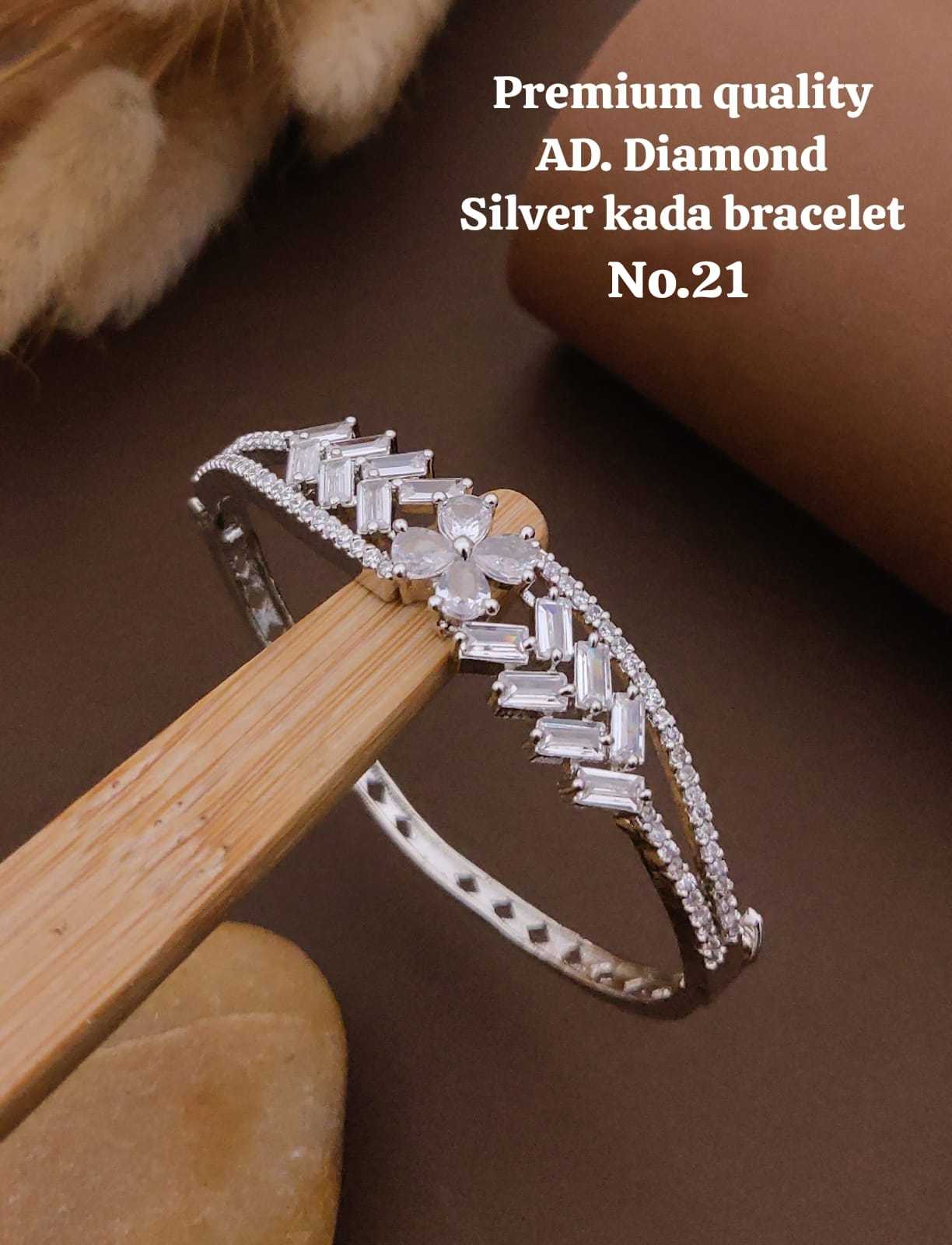 YNF Wholesale Brass AD Diamond Bracelet KESH127 010 | Surat Manufacturer
