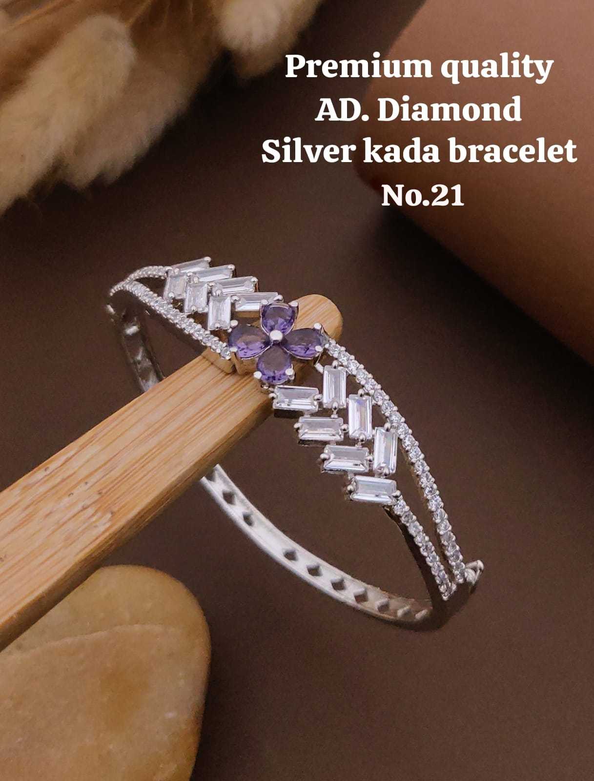 YNF Wholesale Brass AD Diamond Bracelet KESH127 010 | Surat Manufacturer