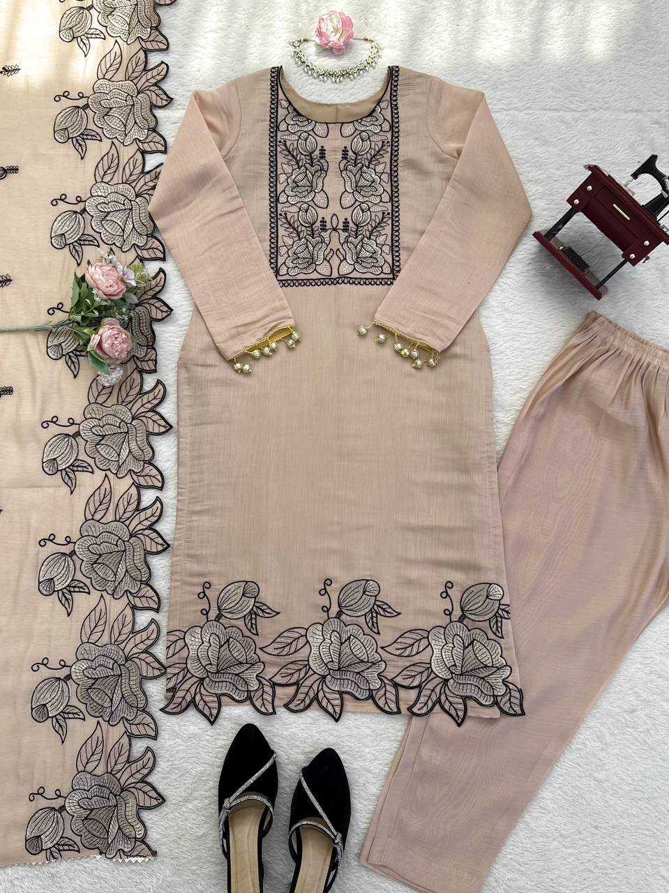 YNF Wholesale Chanderi Cotton    Wedding Suits RIN133 1609 | Surat Manufacturer