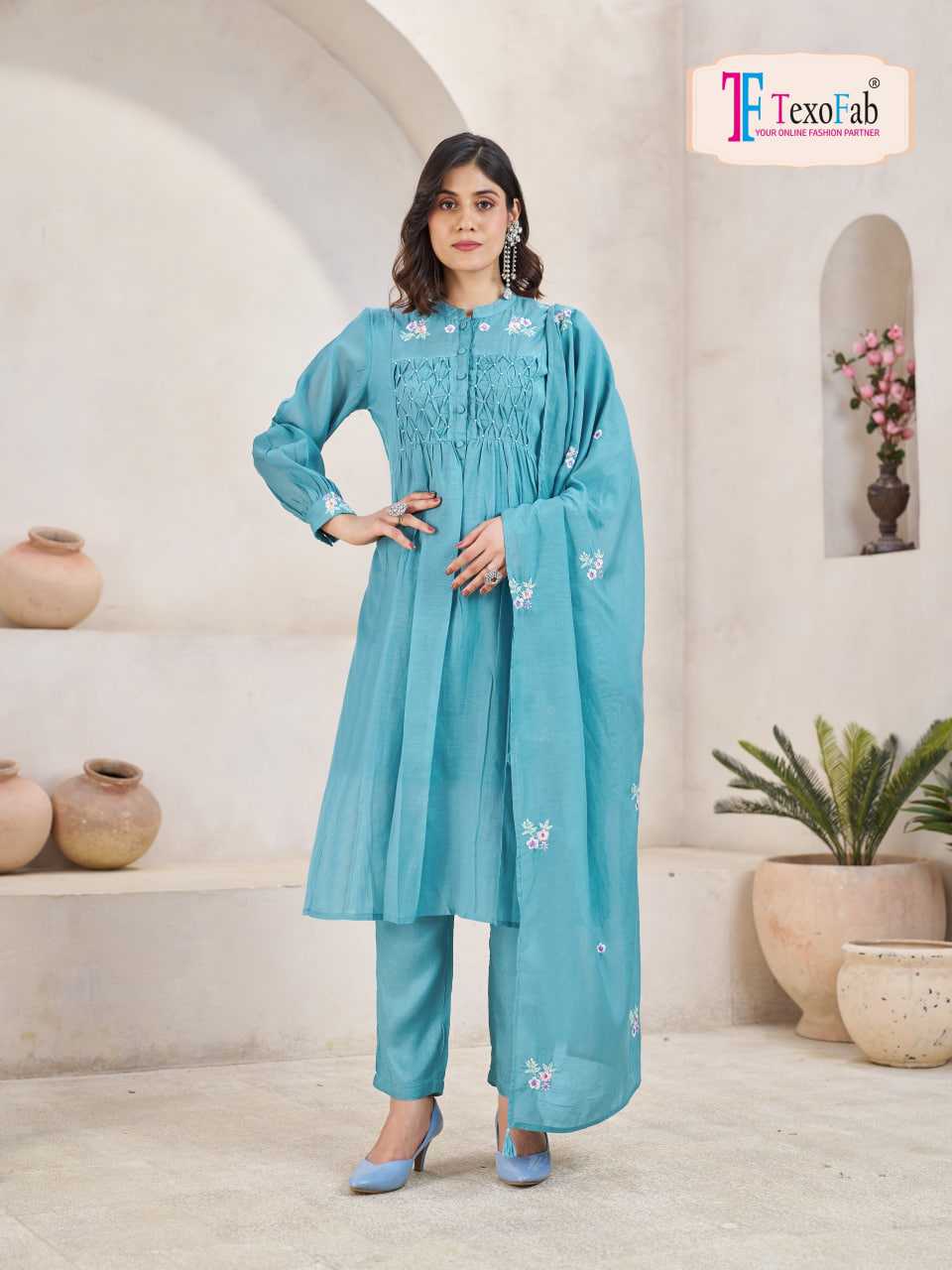 YNF Wholesale Chanderi Soft Ladies Salwar Suits KESH448 107 | Surat Manufacturer