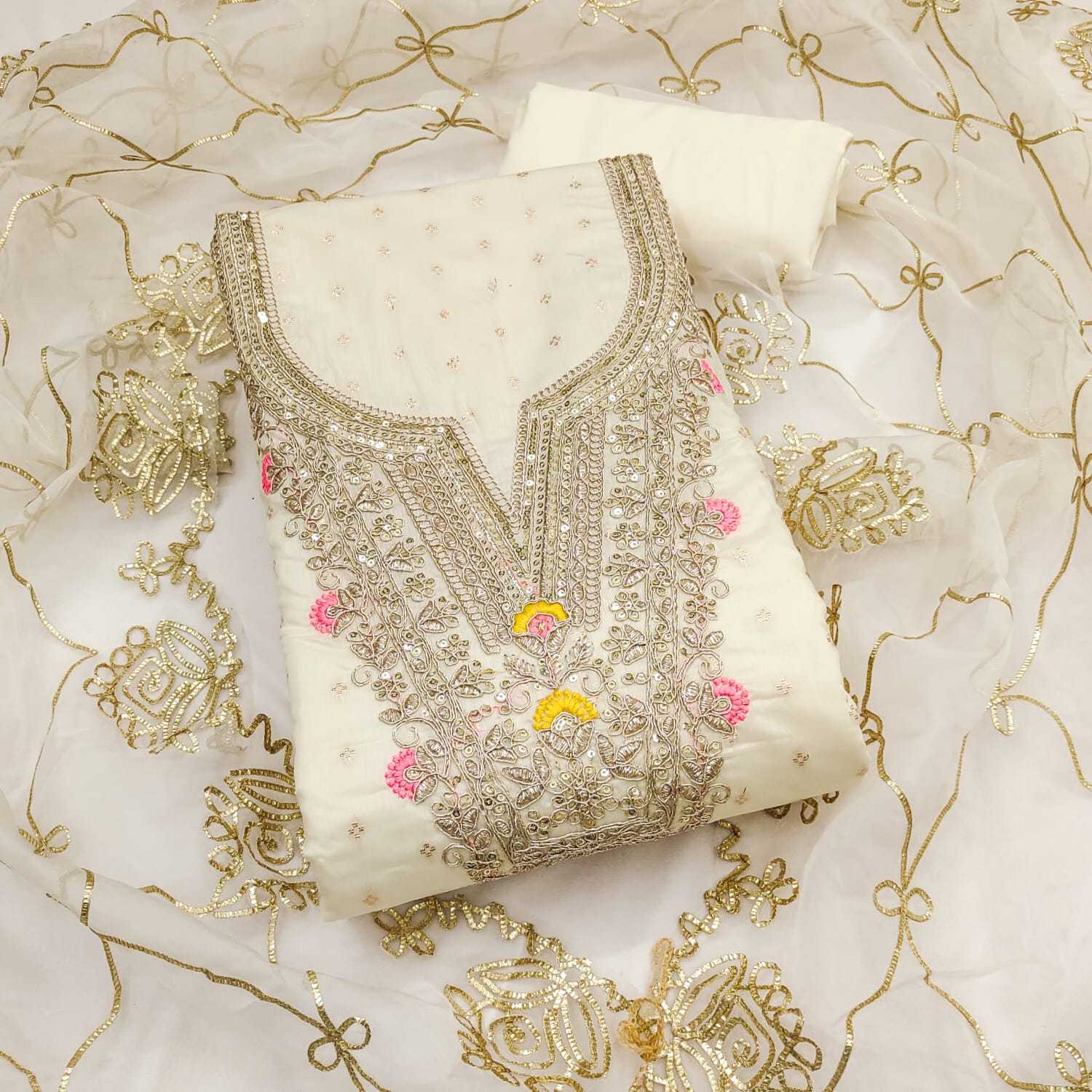 YNF Wholesale Chanderi Soft Embroidery Suits KESH648 1532 | Surat Manufacturer