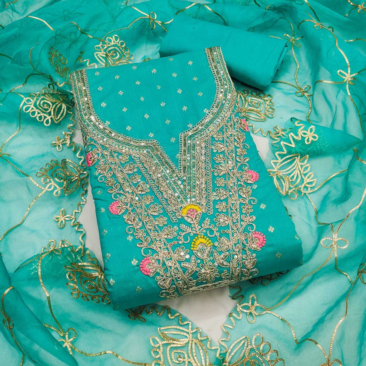 YNF Wholesale Chanderi Soft Embroidery Suits KESH648 1532 | Surat Manufacturer
