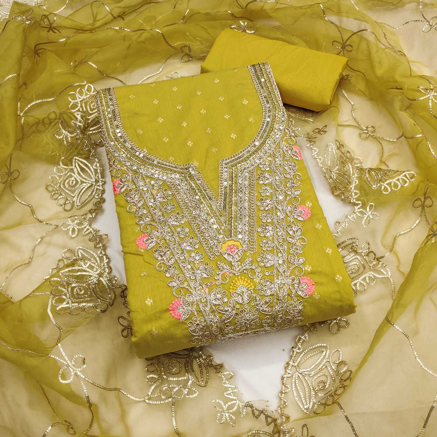 YNF Wholesale Chanderi Soft Embroidery Suits KESH648 1532 | Surat Manufacturer
