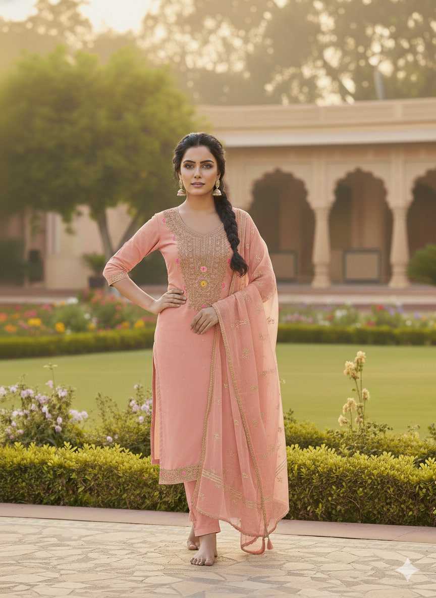 YNF Wholesale Chanderi Soft Embroidery Suits KESH648 1532 | Surat Manufacturer