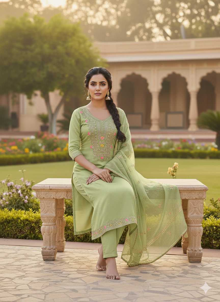 YNF Wholesale Chanderi Soft Embroidery Suits KESH648 1532 | Surat Manufacturer