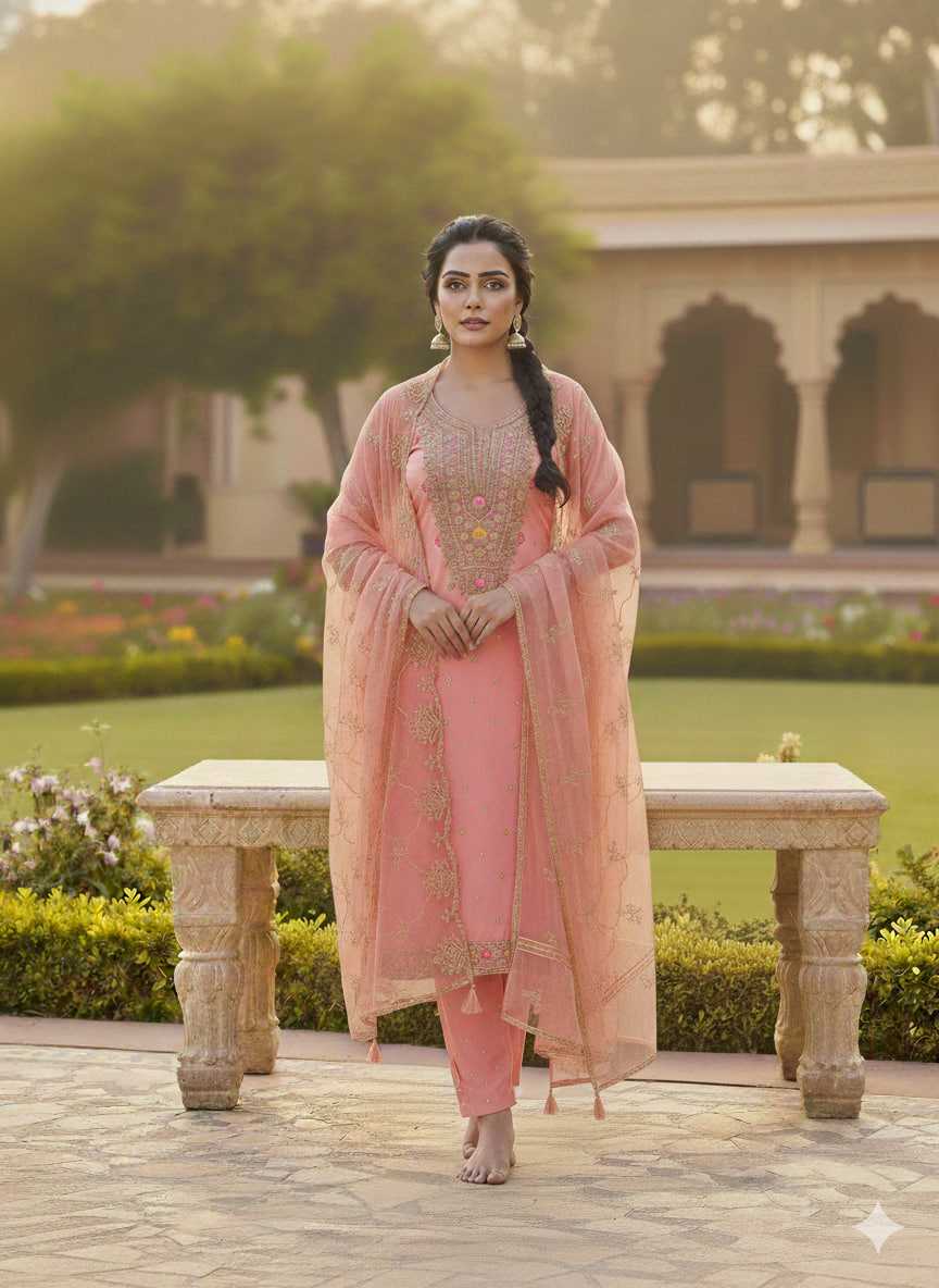 YNF Wholesale Chanderi Soft Embroidery Suits KESH648 1532 | Surat Manufacturer