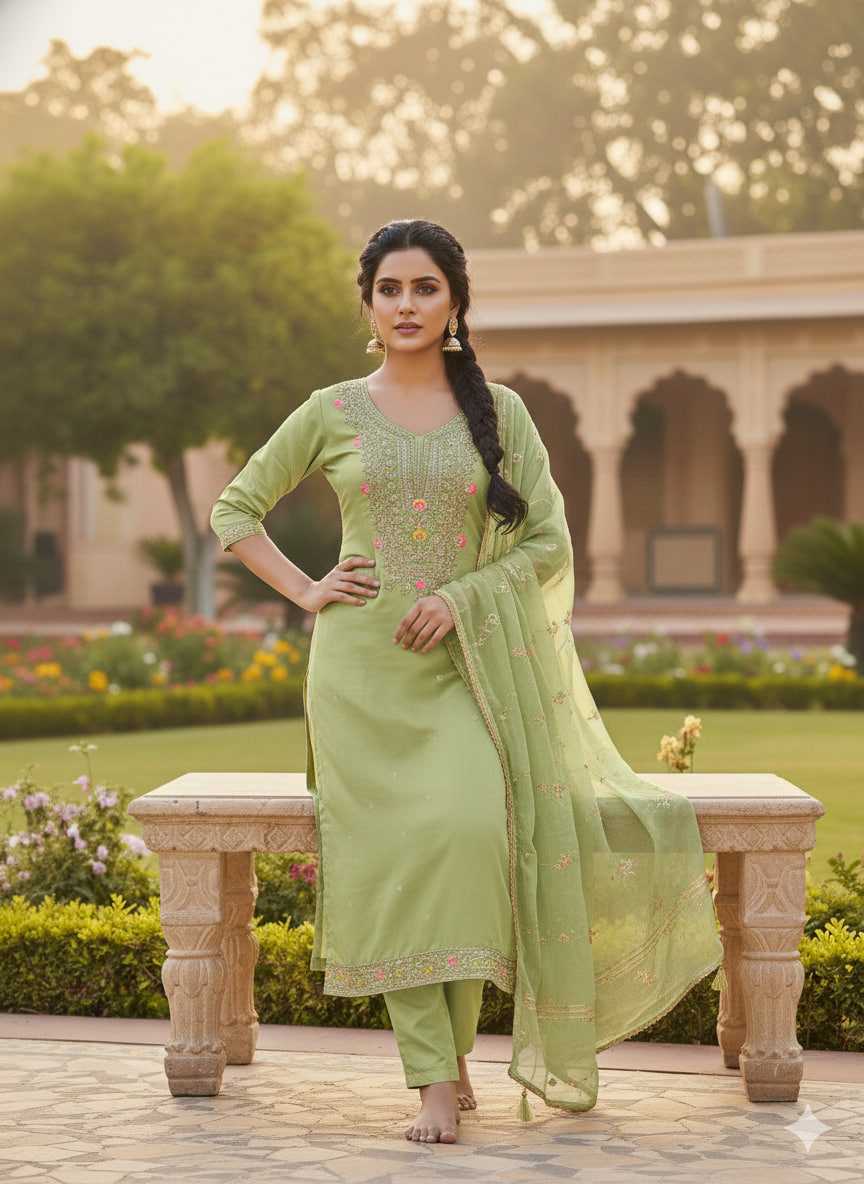 YNF Wholesale Chanderi Soft Embroidery Suits KESH648 1532 | Surat Manufacturer