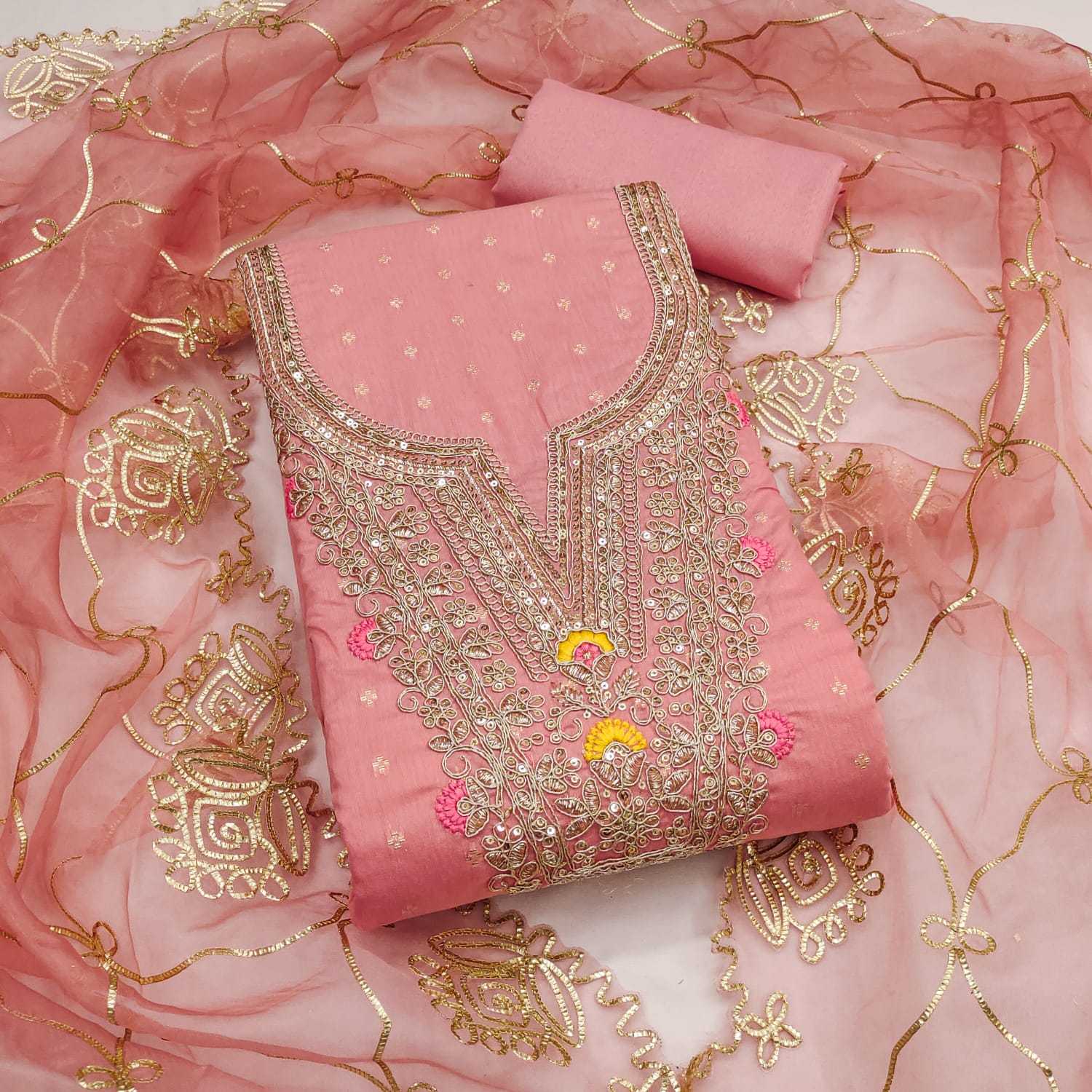 YNF Wholesale Chanderi Soft Embroidery Suits KESH648 1532 | Surat Manufacturer