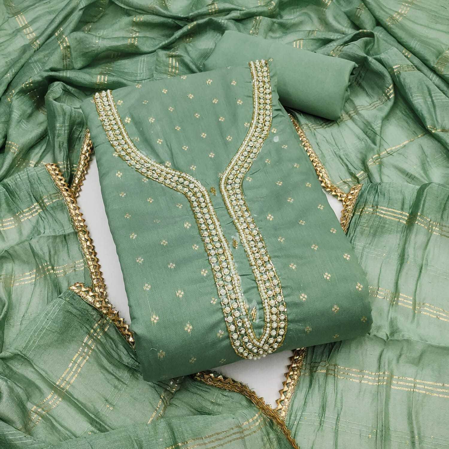 YNF Wholesale Chanderi Soft Embroidery Suits KESH648 1533 | Surat Manufacturer
