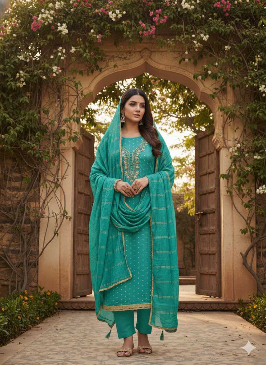 YNF Wholesale Chanderi Soft Embroidery Suits KESH648 1538 | Surat Manufacturer