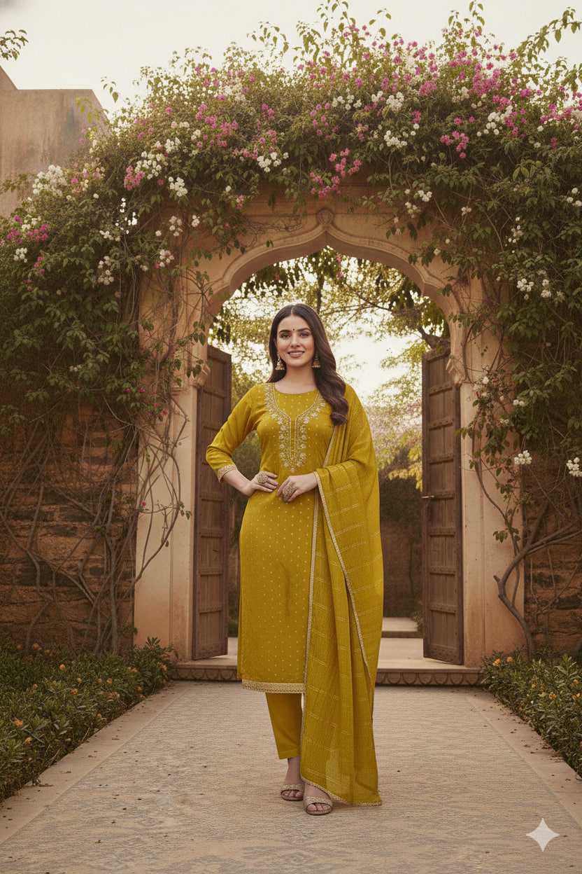 YNF Wholesale Chanderi Soft Embroidery Suits KESH648 1538 | Surat Manufacturer