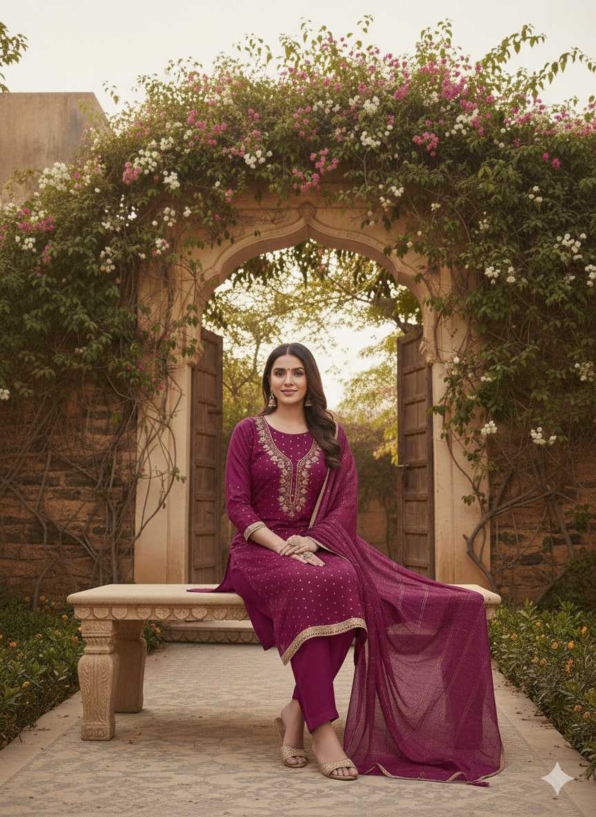 YNF Wholesale Chanderi Soft Embroidery Suits KESH648 1538 | Surat Manufacturer