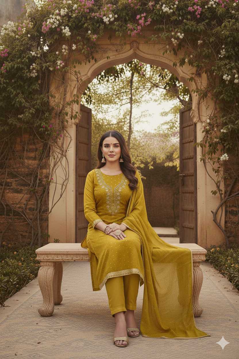 YNF Wholesale Chanderi Soft Embroidery Suits KESH648 1538 | Surat Manufacturer