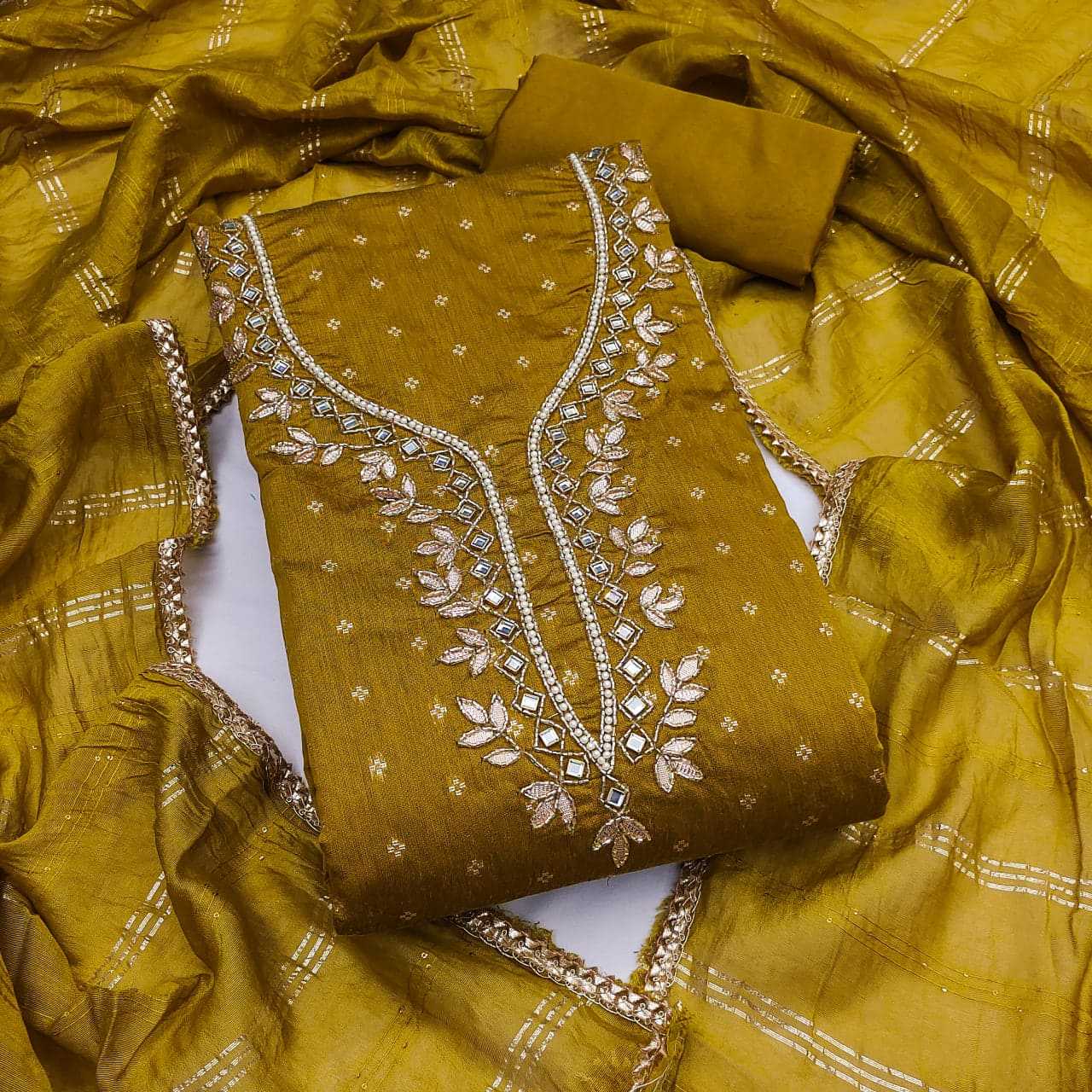 YNF Wholesale Chanderi Soft Embroidery Suits KESH648 1538 | Surat Manufacturer
