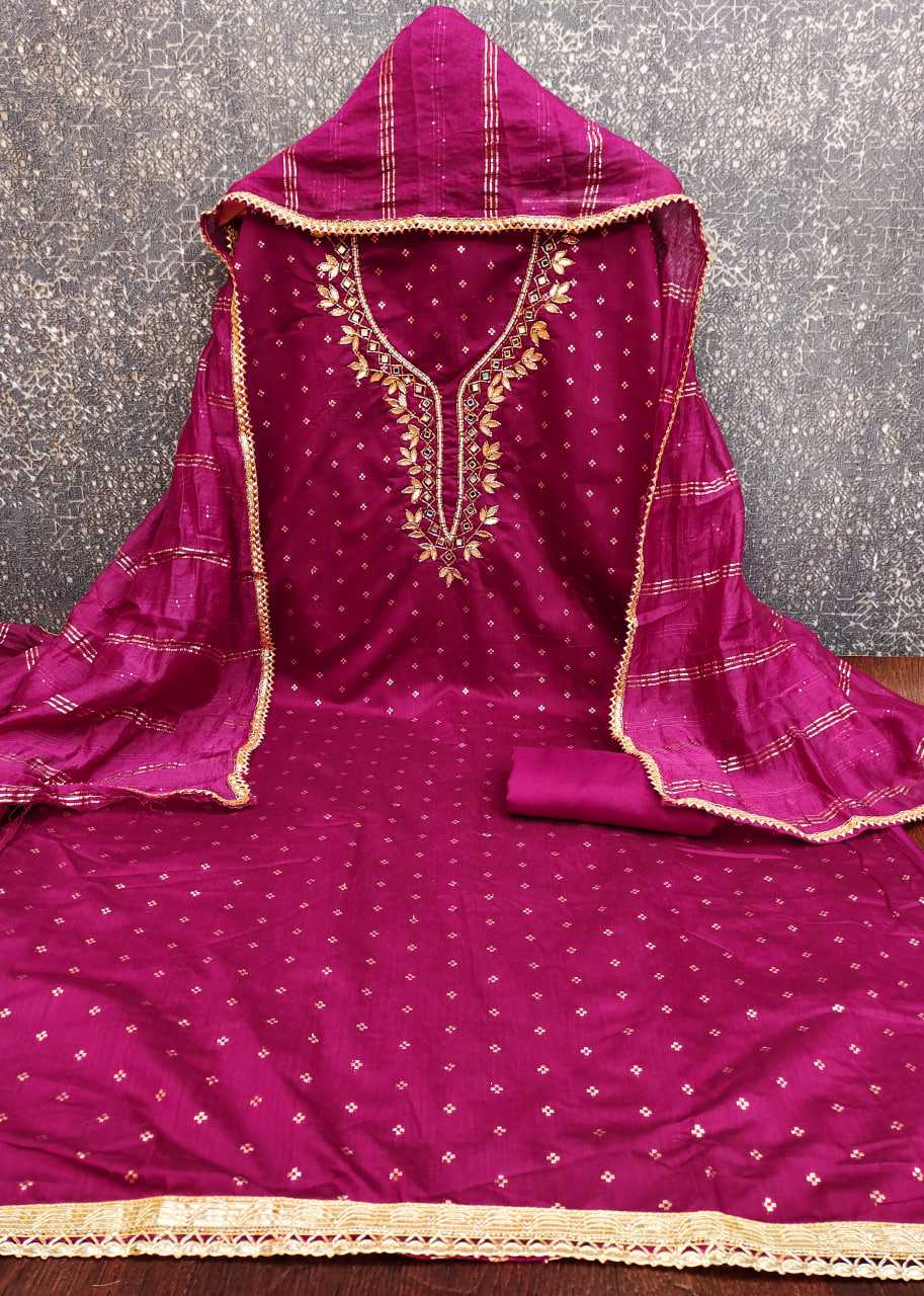 YNF Wholesale Chanderi Soft Embroidery Suits KESH648 1538 | Surat Manufacturer