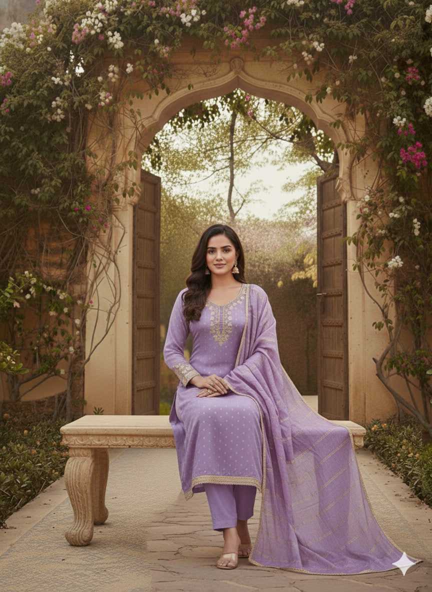 YNF Wholesale Chanderi Soft Embroidery Suits KESH648 1538 | Surat Manufacturer