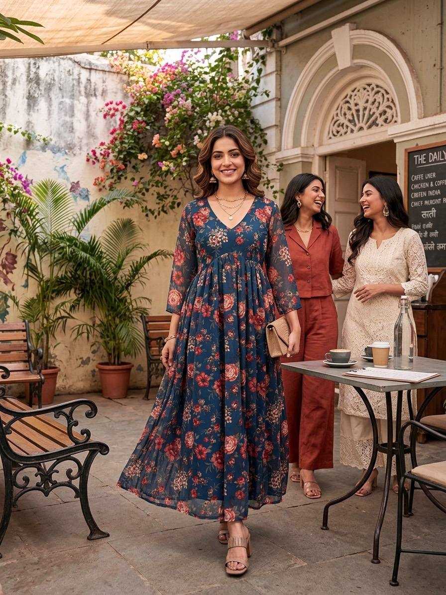 YNF Wholesale Chiffon Alia Cut Suits KESH210 2699 | Surat Manufacturer