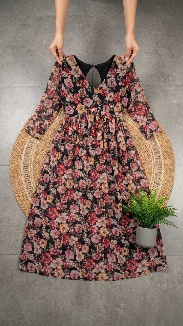 YNF Wholesale Chiffon Alia Cut Suits KESH210 2702 | Surat Manufacturer