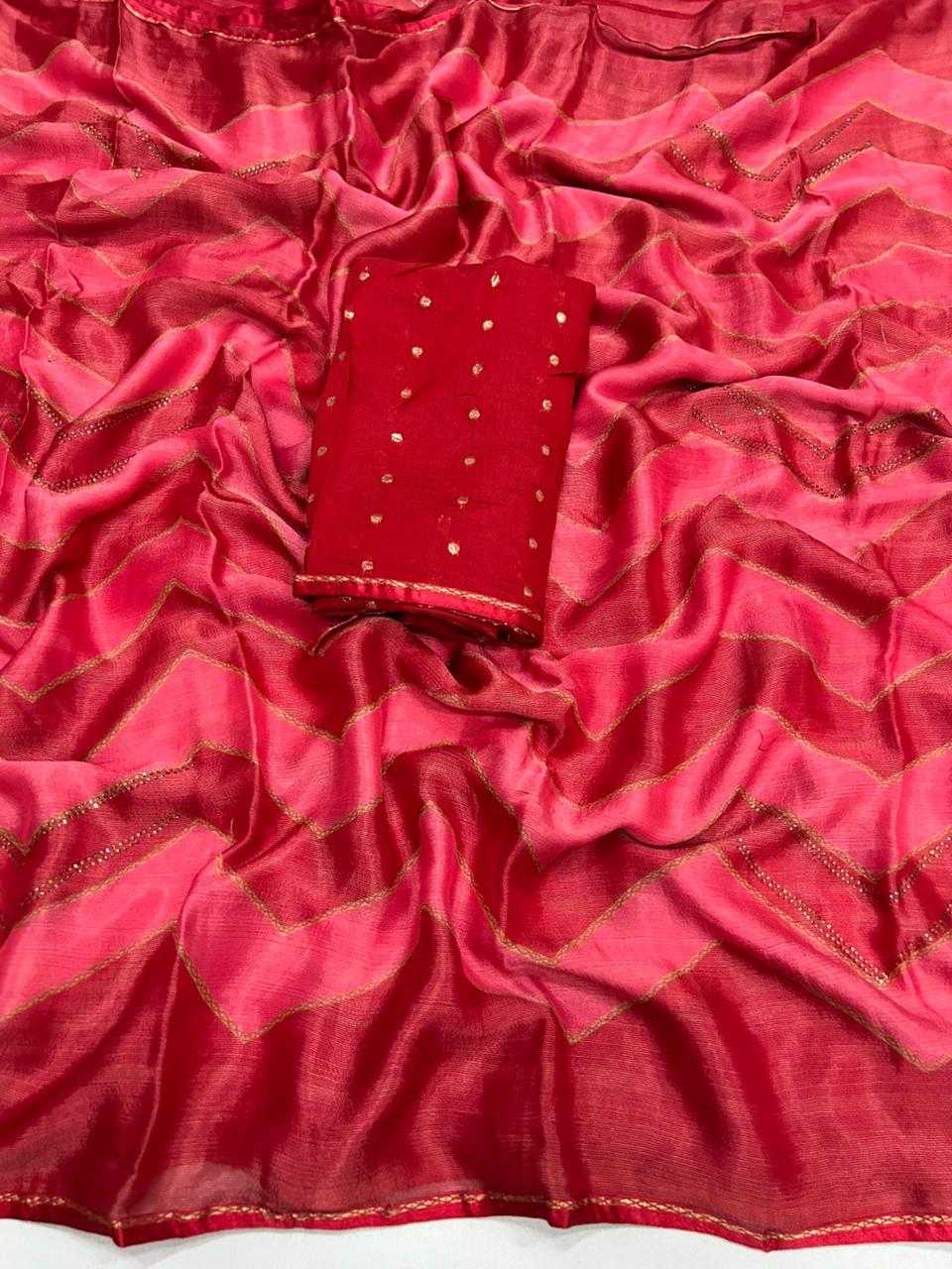 YNF Wholesale Chiffon Georgette Sarees KESH622 tone stipes | Surat Manufacturer