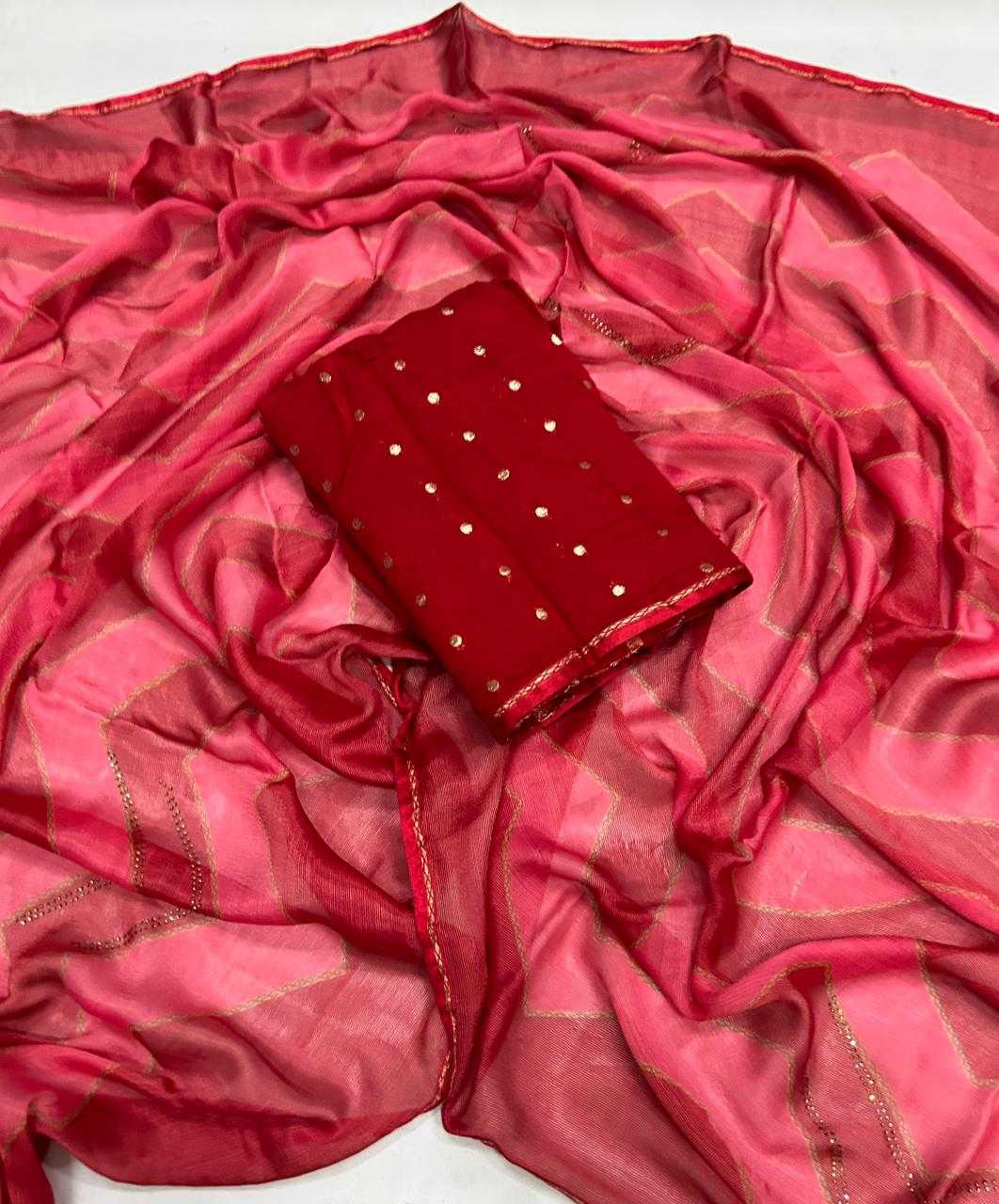 YNF Wholesale Chiffon Georgette Sarees KESH622 tone stipes | Surat Manufacturer