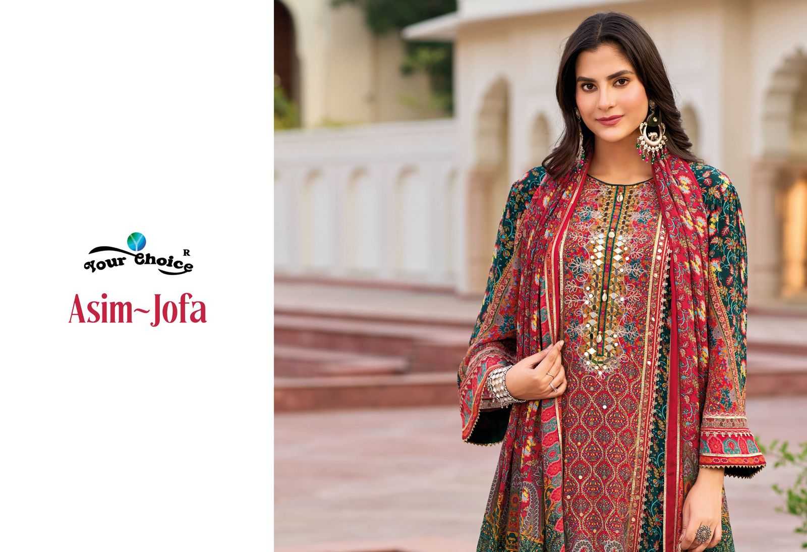 YNF Wholesale Chinon Dhoti Salwar Suit KESH142 Asim~Jofa | Surat Manufacturer