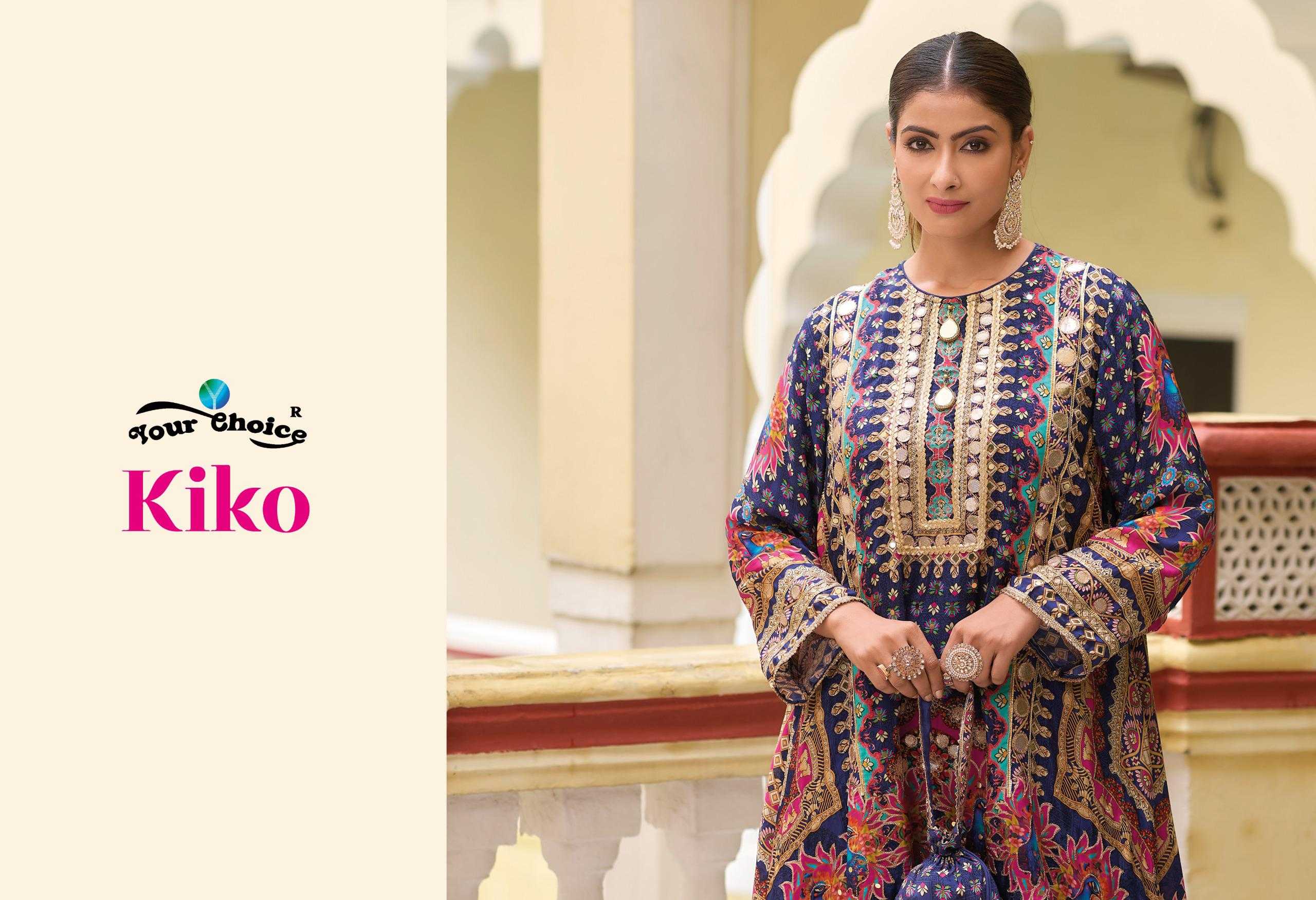 YNF Wholesale Chinon Dhoti Salwar Suit KESH142 KIKO | Surat Manufacturer
